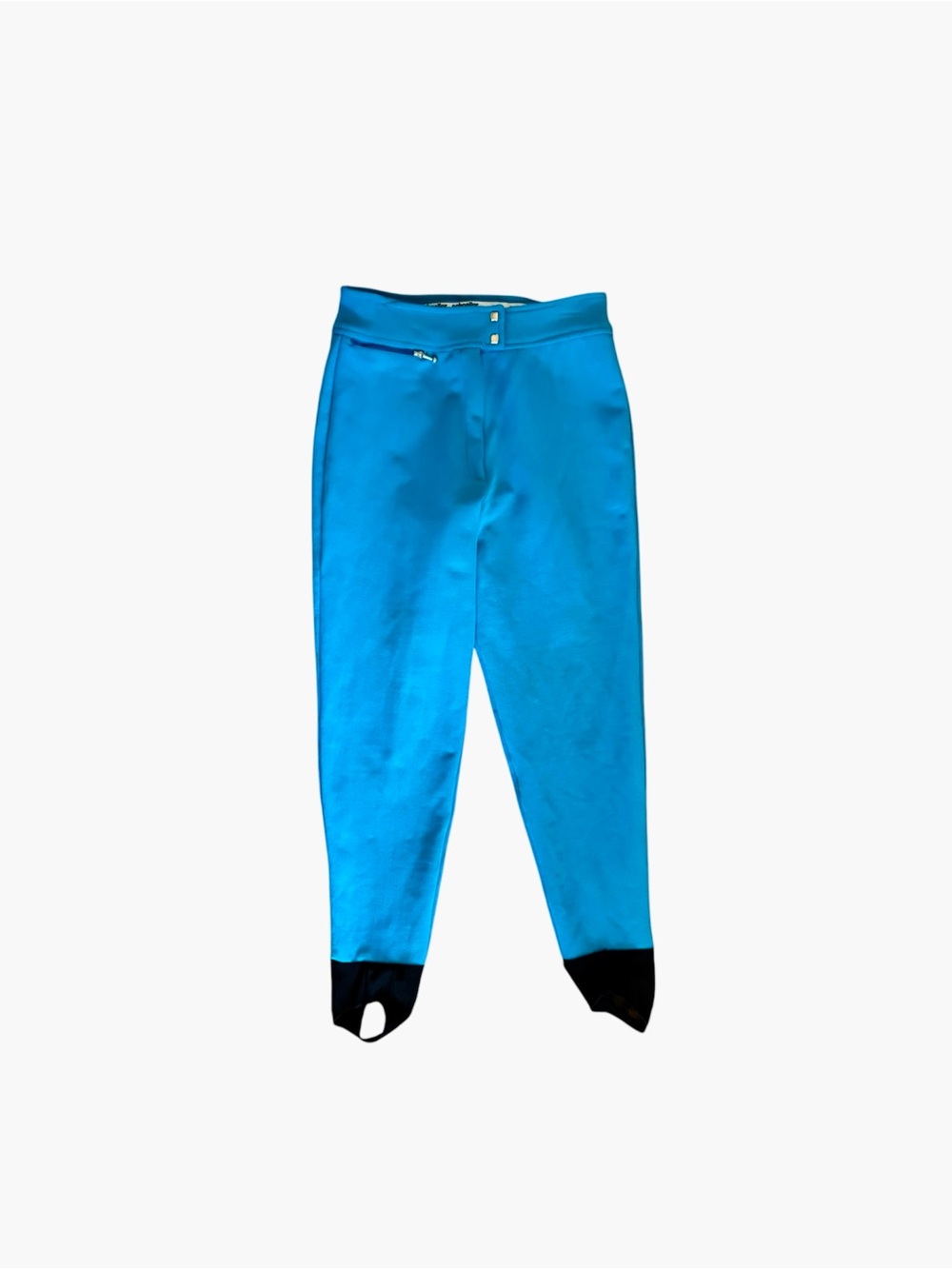 Ski Pants Vintage Schoeller Swiss Wool Blend 12 Blue Stirrups